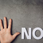 say no