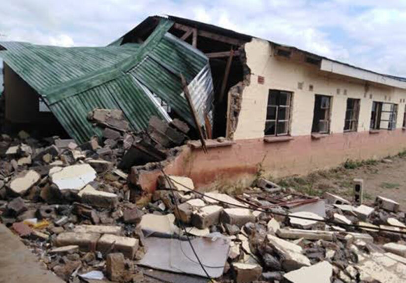 schools damaged in the Karo - big